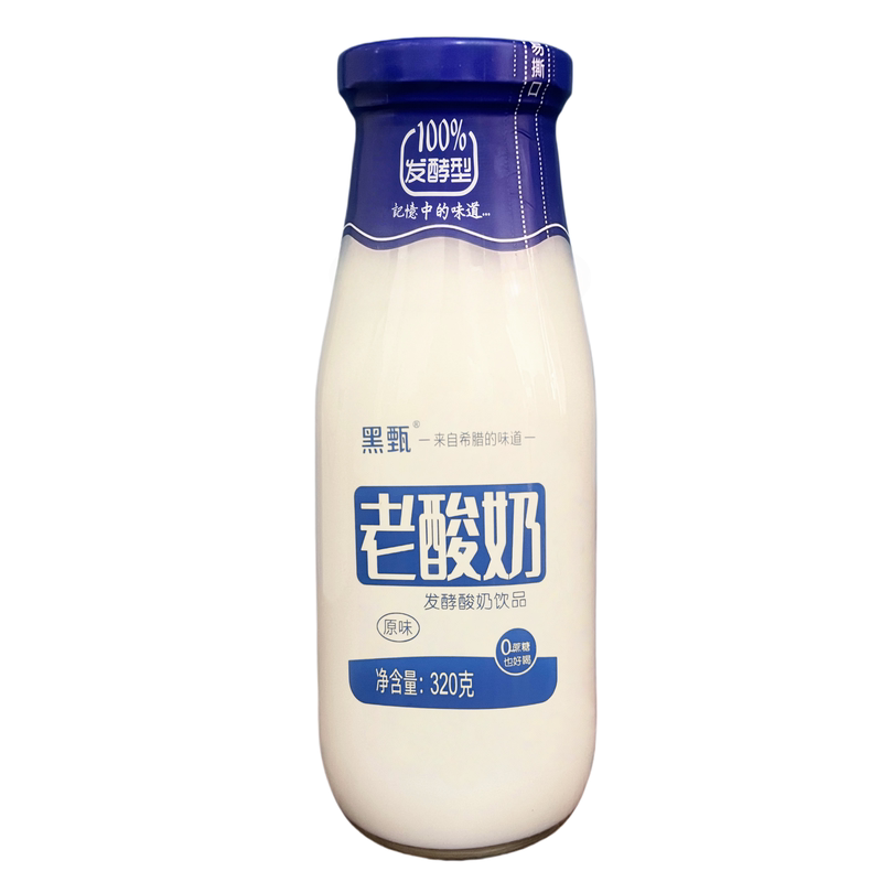 黑甄老酸奶0蔗糖发酵型320g