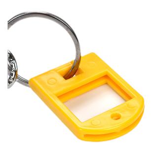 钥匙圈环不锈钢钥匙盘圆盘带标记牌管理收纳神器钥匙扣挂架钥匙串