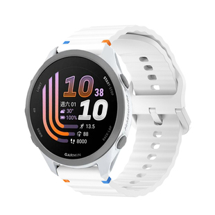 佳明Active6音乐版智能运动手表Vivoactive5波浪纹硅胶快拆表带43