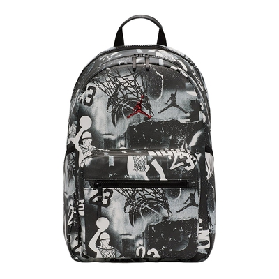 NIKE耐克双肩包男包女包Jordan图案印花运动包学生书包II6449-011