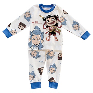 儿童睡衣男孩2025新款冬纯棉家居服男童女童宝宝秋衣秋裤套装全棉
