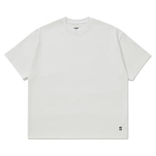 SEGUNDA+26SS匹马棉光泽感顺滑吸湿抗皱宽松圆领短袖打底衫T恤