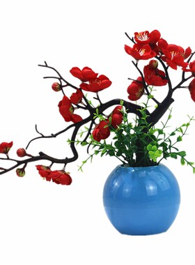 仿真梅花电视柜仿真梅花盆栽