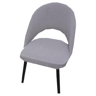 加厚弧形餐桌椅子套罩保护半圆异形万能通用简约现代皮座椅罩镂空