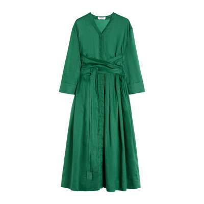 【春夏礼遇】MaxMara 2026春夏女装苎麻衬衫式连衣裙9221086306&