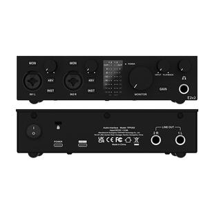 TOPPING拓品E1x2 OTG/E2x2/E4x4 Pre声卡音频接口解码器直播录音