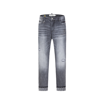 PP意大利男装夏季新款水洗牛仔裤