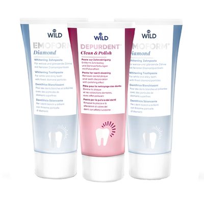 怀尔德亮白去渍牙膏套组瑞士进口