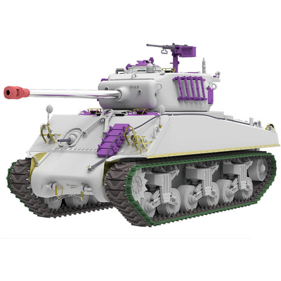 麦田谢尔曼坦克1/35拼装模型