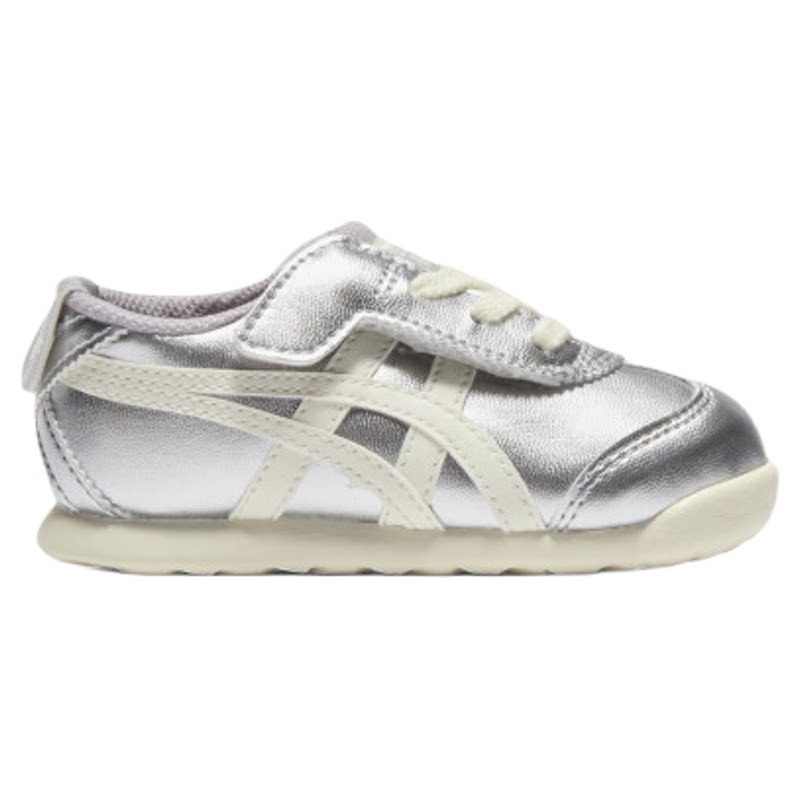 Onitsuka Tiger鬼塚虎MEXICO 66轻便银白色儿童舒适休闲鞋  鬼实拍商品图