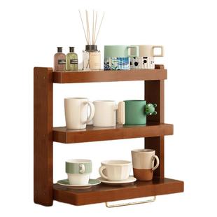 桌面杯架收纳置物架餐桌台面放水杯茶杯茶具小型多层工位整理架子