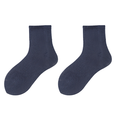 儿童袜子春秋季薄款无骨藏青色