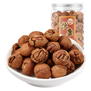 恒康食品 奶油味手剥山核桃280g桶装小核桃坚果炒货零食新货2025