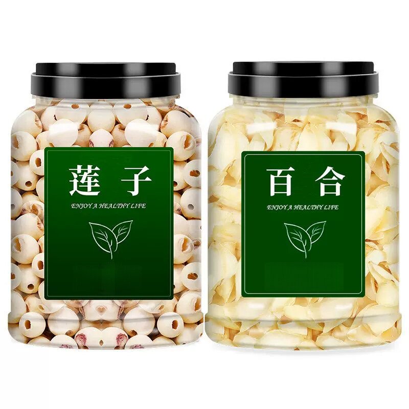 新货去芯磨皮湘莲白莲子