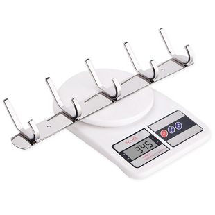 正304不锈钢挂衣钩壁挂免打孔卫生间客厅加厚衣帽挂钩门后单排钩