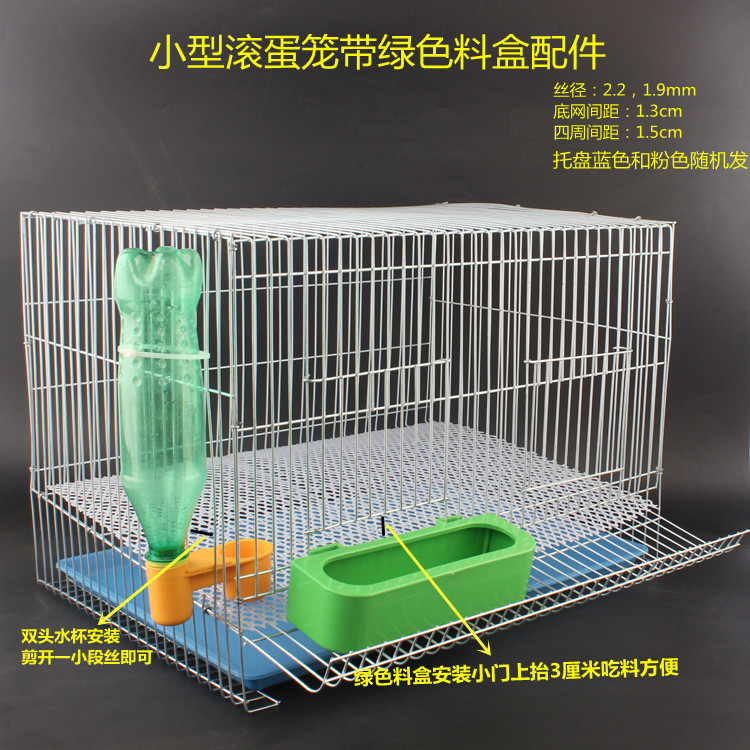芦丁鸡养殖笼小型滚蛋鹌鹑笼家庭养殖小鸡鸟类鹧鸪鸽子鹦鹉下蛋笼
