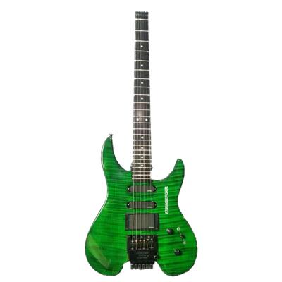 黄贯中款无头吉他自主定制手工制