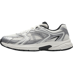 安踏AT2004跑步鞋男鞋春季新款潮流透气官方旗舰正品银色运动鞋子