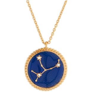 Les Nereides十二星座系列双面项链送女友生日礼物天秤蝎座处女座