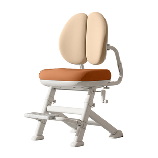 巴布诺儿童学习椅学生写字专用椅可升降调节矫正坐姿追背座椅家用