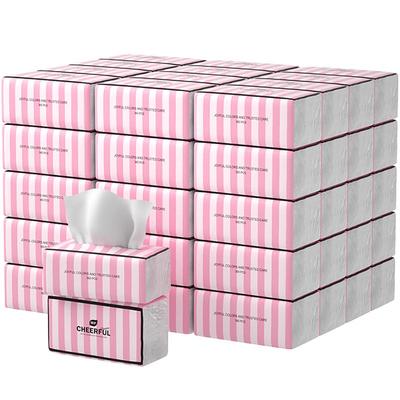 植护气垫纸巾悦色粉抽纸家用整箱