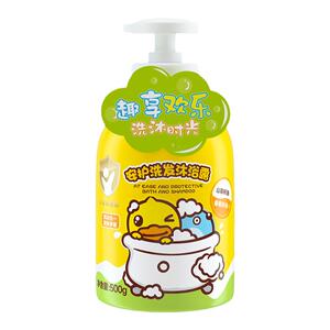 B.Duck小黄鸭安护洗发沐浴露二合一婴油儿童宝宝专用弱酸温和无泪