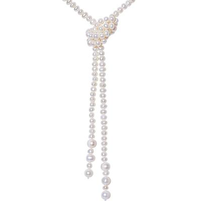 淡水珍珠项链毛衣链长款多种戴法