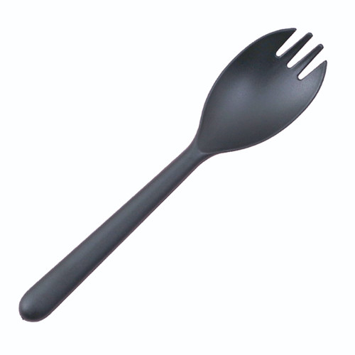 独立包装一次性透明塑料勺子叉勺一体蛋糕叉加厚式商用食品级材质