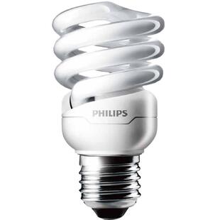 飞利浦螺旋节能灯E27螺口灯超亮家用灯泡照明电灯小电台灯灯管