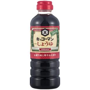 日本原装进口万字浓口酱油500ml龟甲万拌饭酱寿司刺身寿喜锅味淋