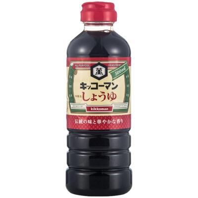 日本进口龟甲万字浓口酱油500ml