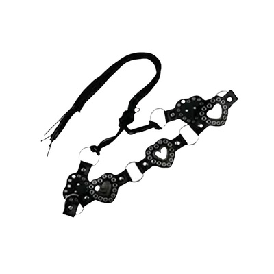 铆钉腰带女装饰流苏皮带绑带腰封