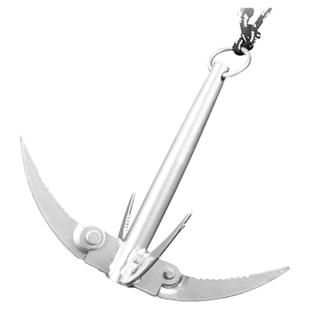 钓鱼水草刀割草野钓加厚拉草器不锈钢加长大号钓位清理折叠锚刀