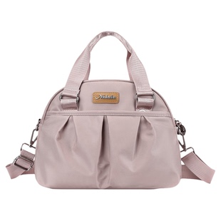 妈妈包手提包2025新款大容量多层轻便单肩斜挎帆布包牛津布小拎包