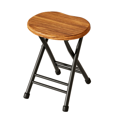 折叠凳子家用便携式结实桃型板凳可叠放马扎折凳舒服久坐小椅子