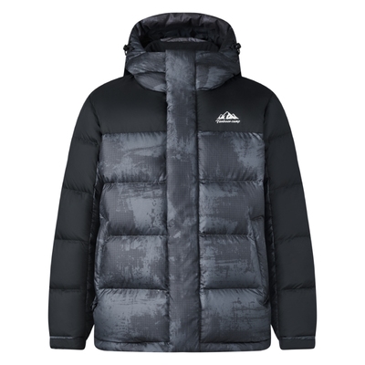 坦博尔短款羽绒服连帽