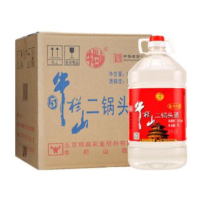 牛栏山56度5l×4桶二锅头塑桶酒