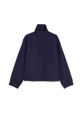 MAX&Co.女装海军蓝立领粗横棱纹夹克外套6081065302