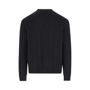 LORO PIANA 诺悠翩雅 男士lp圆领羊绒毛衣 26早春新款 意大利代购