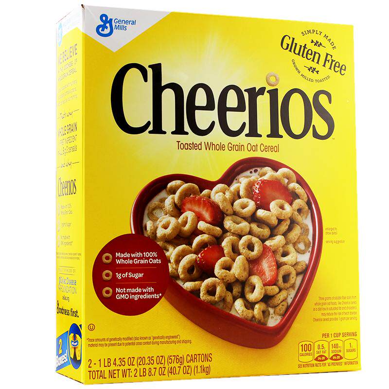 美国Cheerios谷物燕麦圈即食早餐