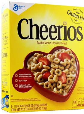 美国Cheerios谷物燕麦圈即食早餐