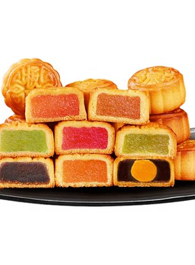 农科院研制软软糯糯多味水果月饼