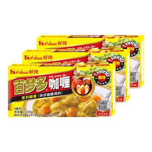 好侍百梦多咖喱块100g原味日式速食黄咖喱块酱料家用牛肉鸡肉饭酱