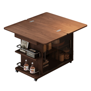 可移动茶几客厅家用多功能边几茶台小户型2026新款实木阳台小茶桌