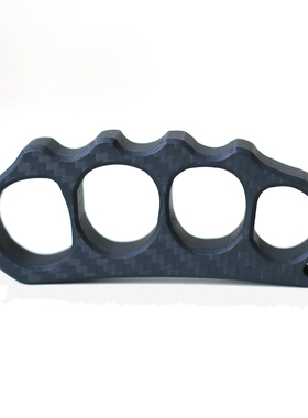 凯撒豌豆荚 碳纤维四指指虎 指环防身战术虎扣非金属拳扣EDC