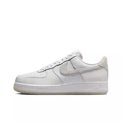 NIKE米白皮质AF1运动休闲鞋