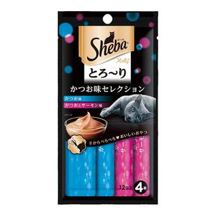 sheba希宝猫条100支整箱软包成幼猫猫咪湿粮零食猫罐头官方正品