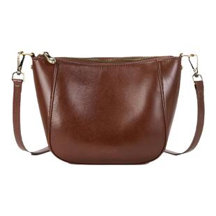 星期六包包女2026新款女包真皮单肩斜挎包复古通勤时尚百搭贝壳包