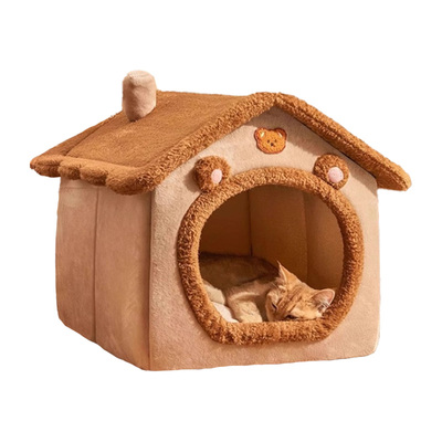 【给它安全感满满】小熊别墅猫窝