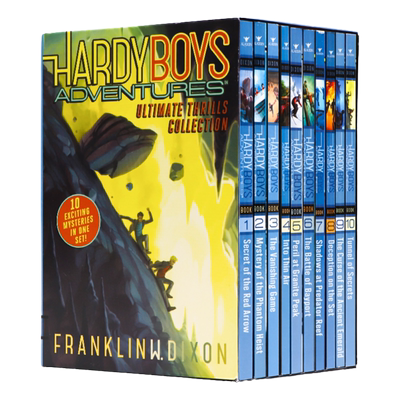 哈迪男孩刺激冒险系列1-10册盒装 Hardy Boys Adventures Ultimate Thrills Collection英文原版冒险故事小说 儿童桥梁章节书